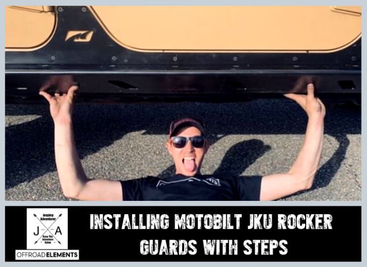 Jeep Wrangler JKU Rocker Guards Install Video