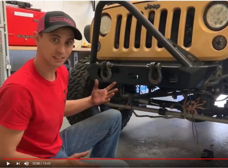 The Hatchet: Jeep JK Front Bumper Install Video