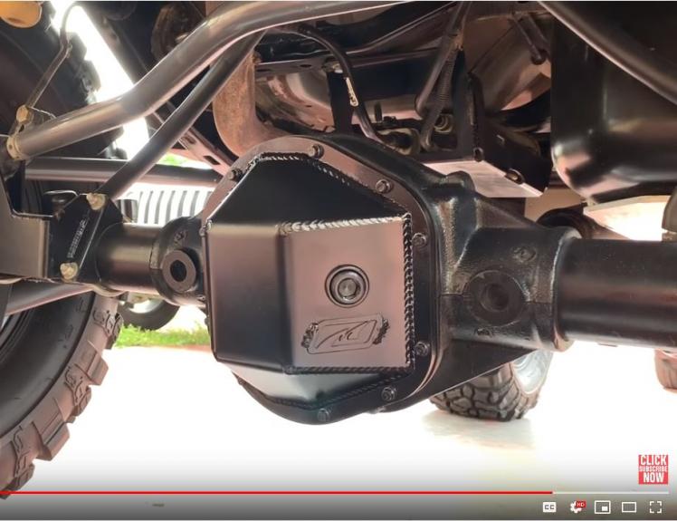 Dana 44 Diff Cover Install Video On A Jeep JK Rear Motobilt
