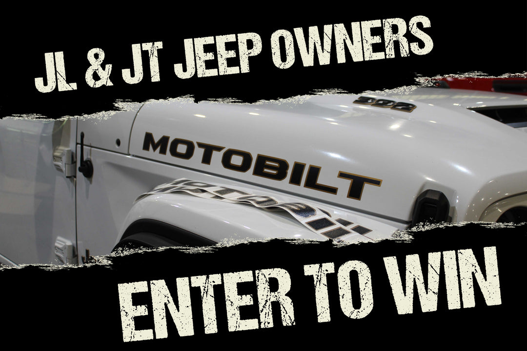 JL & JT owners - ENTER TO WIN MOTOBILT HOOD DECALS