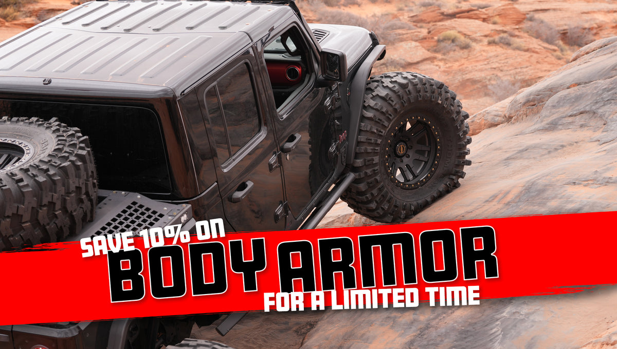 Upgrade Your Jeep with Motobilt's 10% Off Body Armor Sale