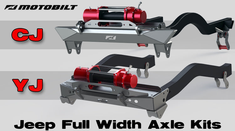 Jeep CJ and YJ Full Width Axle Kits