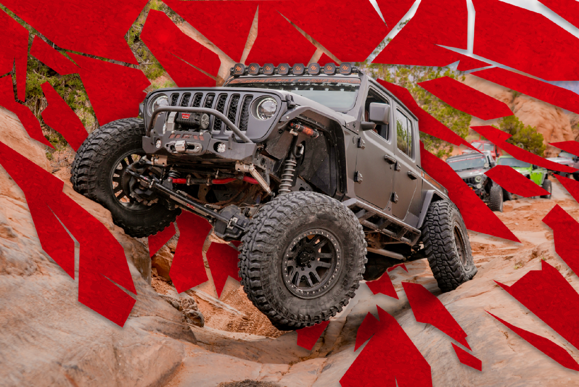 達*磨様 ラングラー jeep jk motobilt JKU Blackout Build