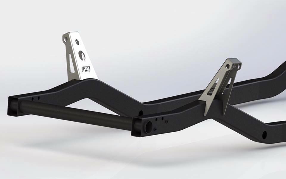 Motobilt Jeep YJ Front Shock Towers