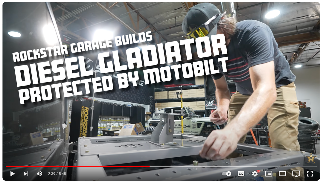 Rockstar Builds 3.0 Diesel Gladiator for Patriot Liners protected with Motobilt Armor!