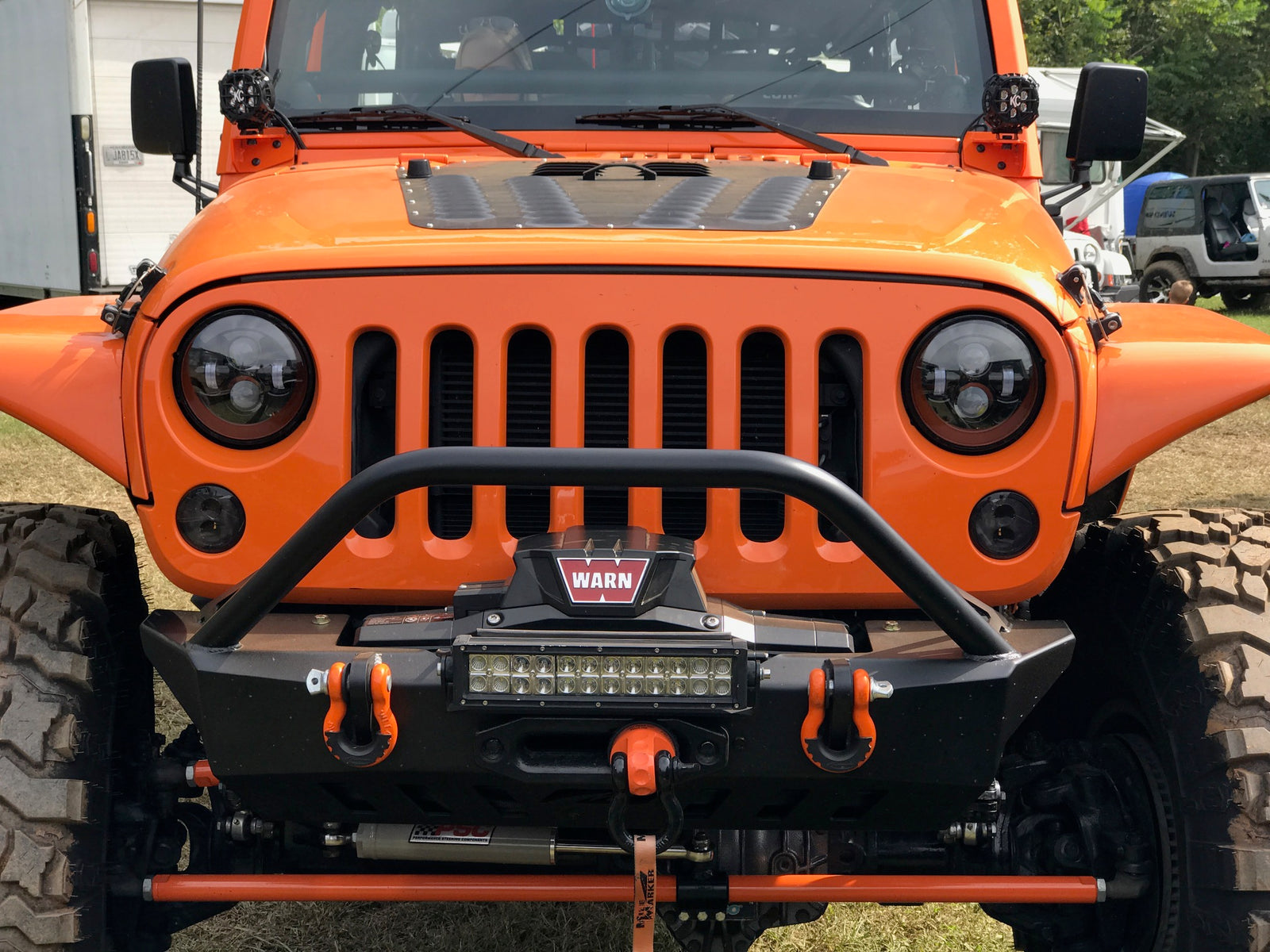 Motobilt's "Crusher" front bumper for the Jeep JK now available.