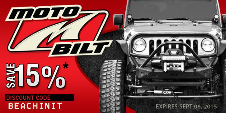 Motobilt Extended Labor Day Sale