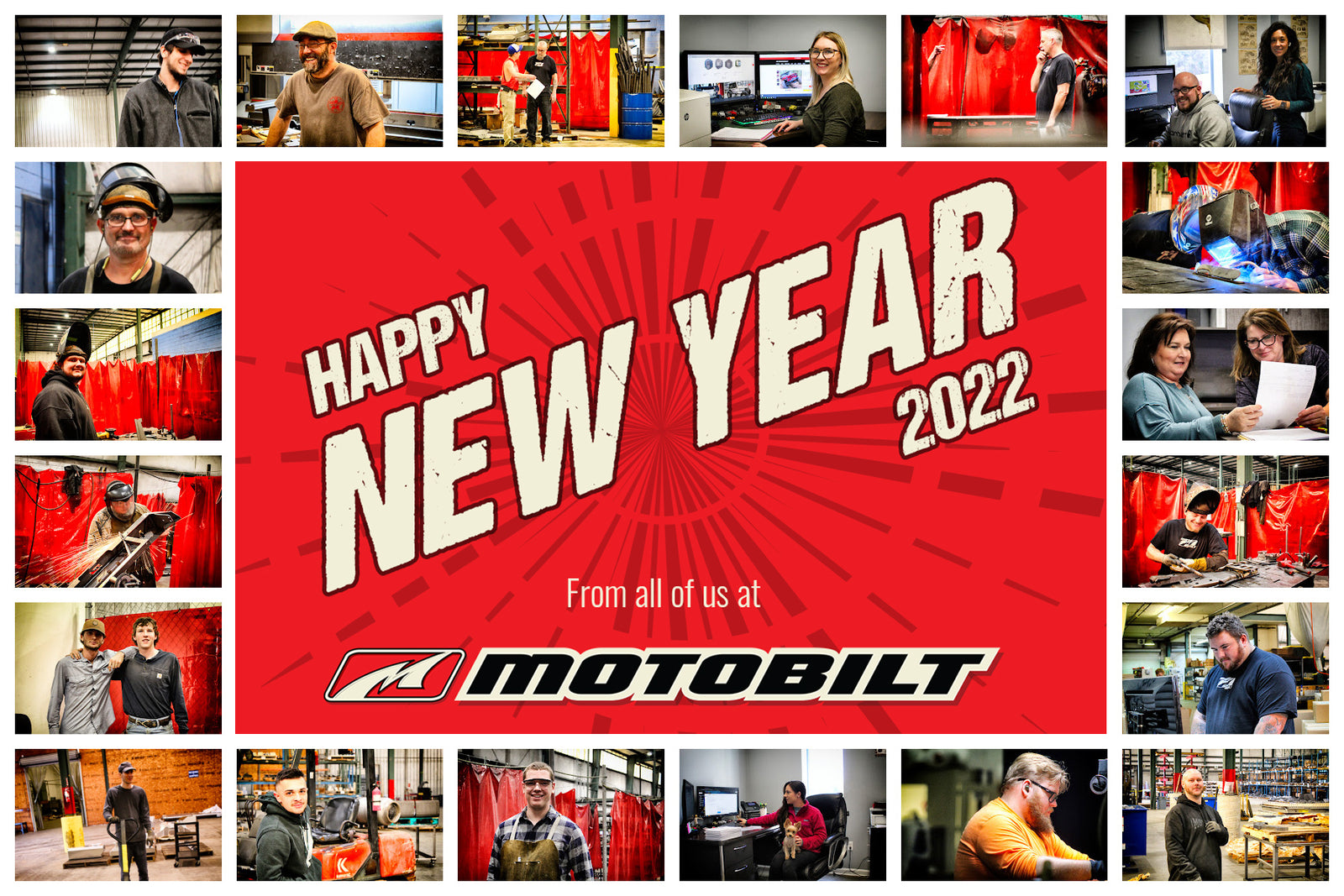 The Motobilt Team Wishes You a Happy 2022!