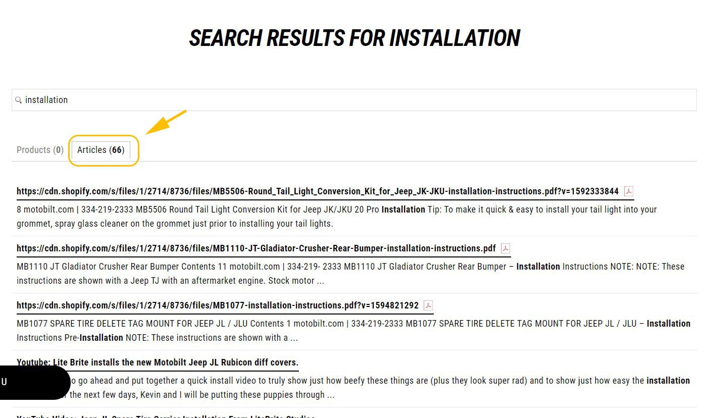 How to Quickly Find Installation Instructions on Motobilt.com