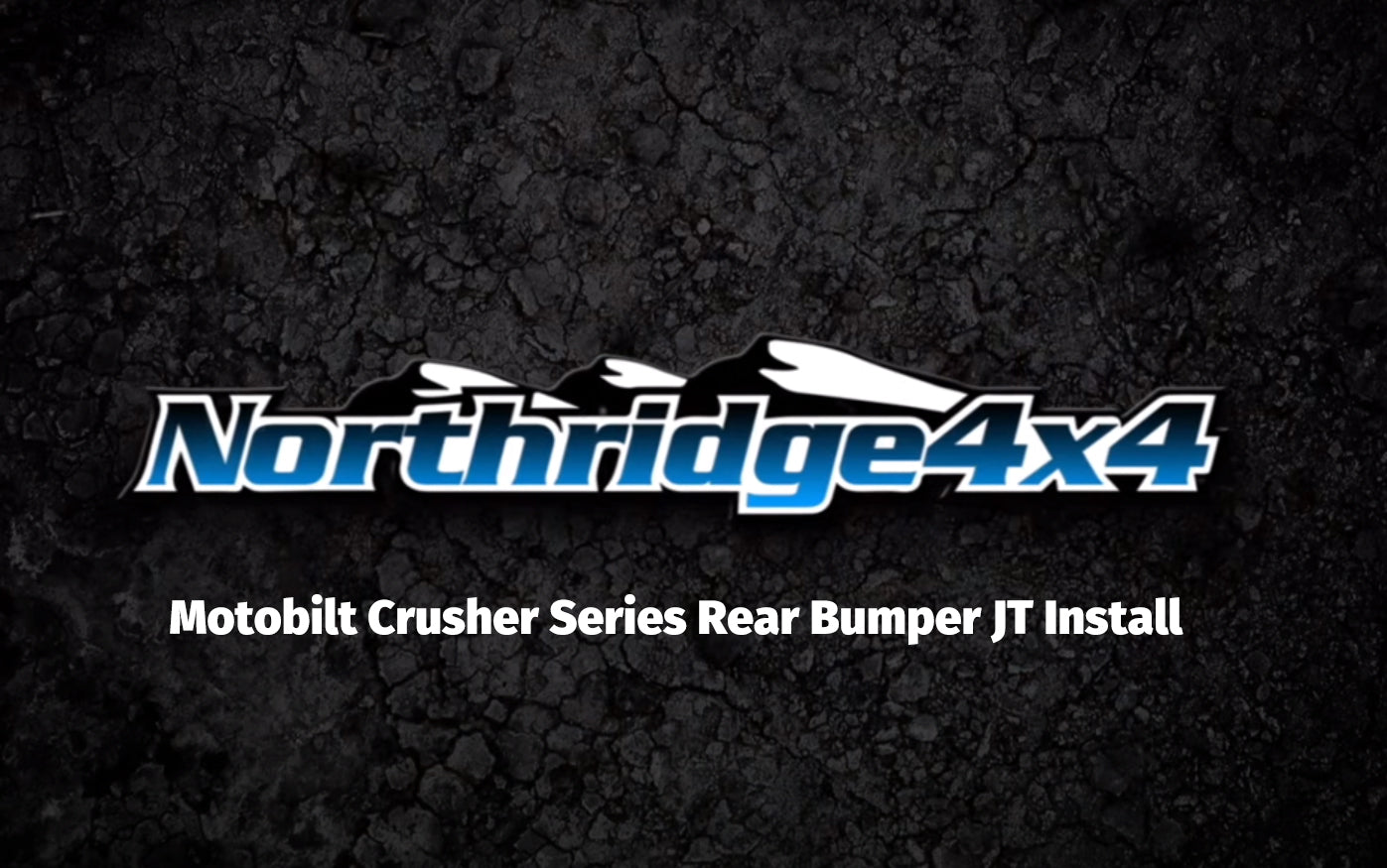 Northridge 4x4 Installs the Motobilt Crusher Rear Bumper for Jeep JT Gladiator