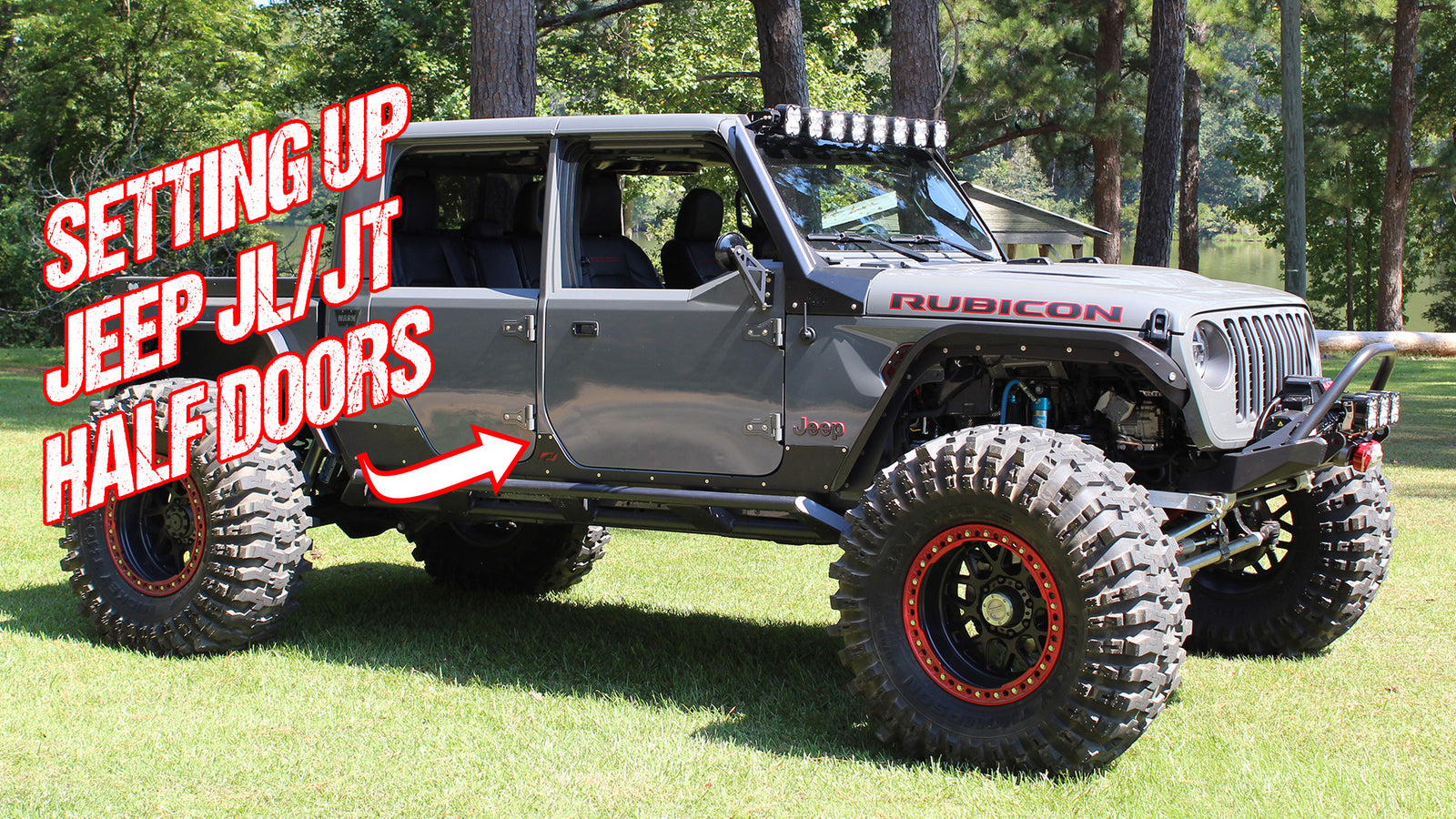 Setting Up the JL and JT Front Aluminum Half Doors