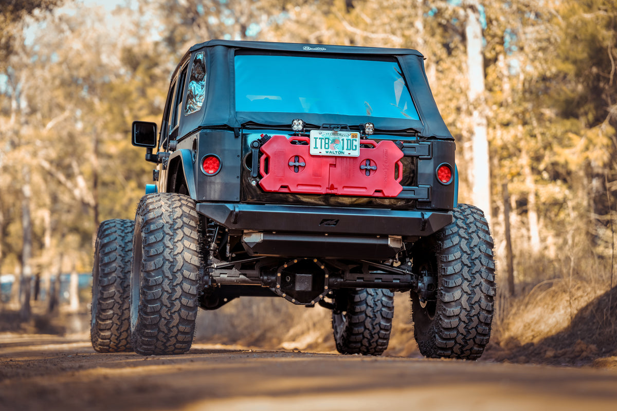 Hatchet Frame Chop Rear Bumper and Cross member for Jeep JK / JKU Motobilt