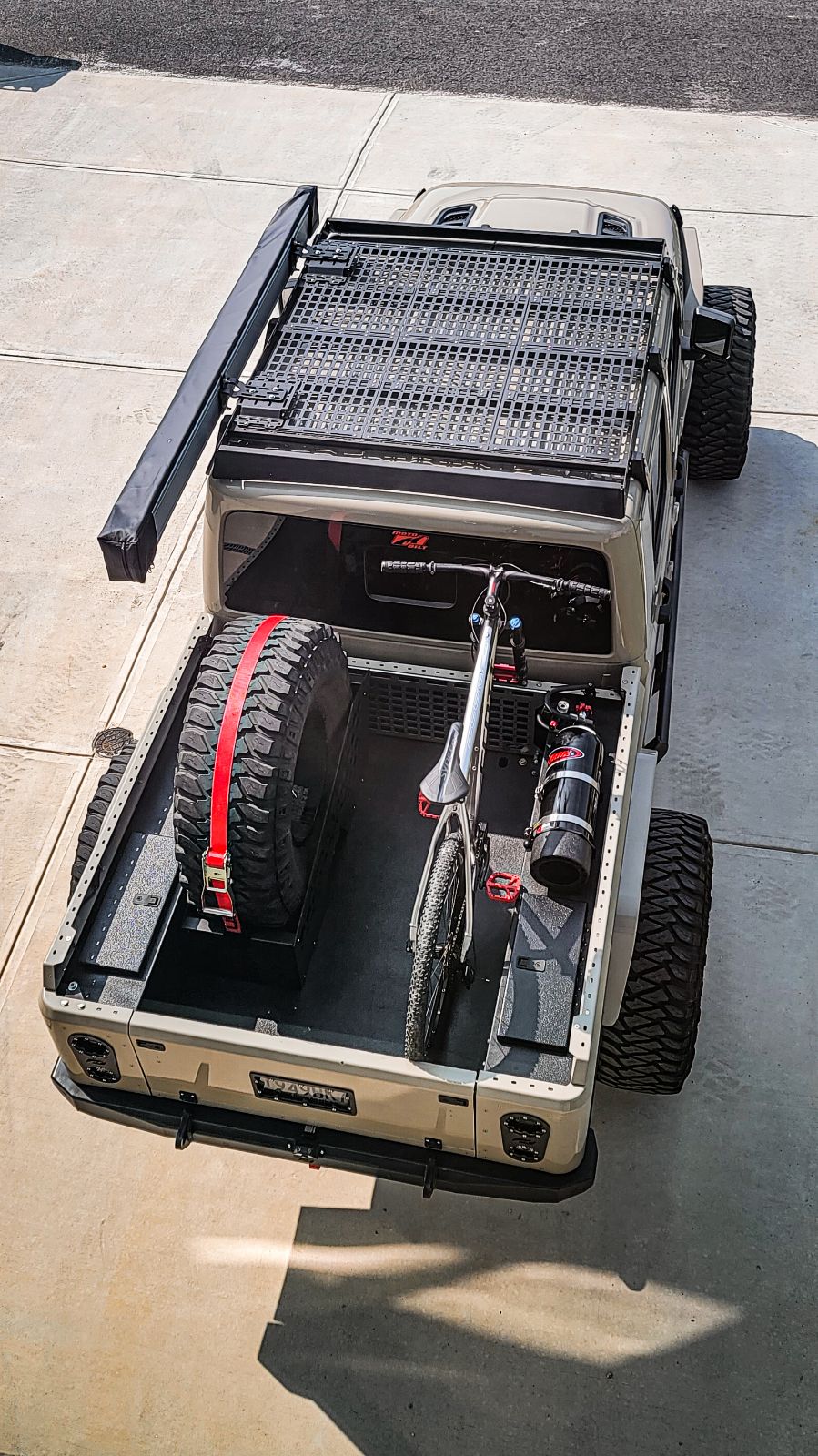 Full Cab Roof Rack for Jeep JT Gladiator Motobilt