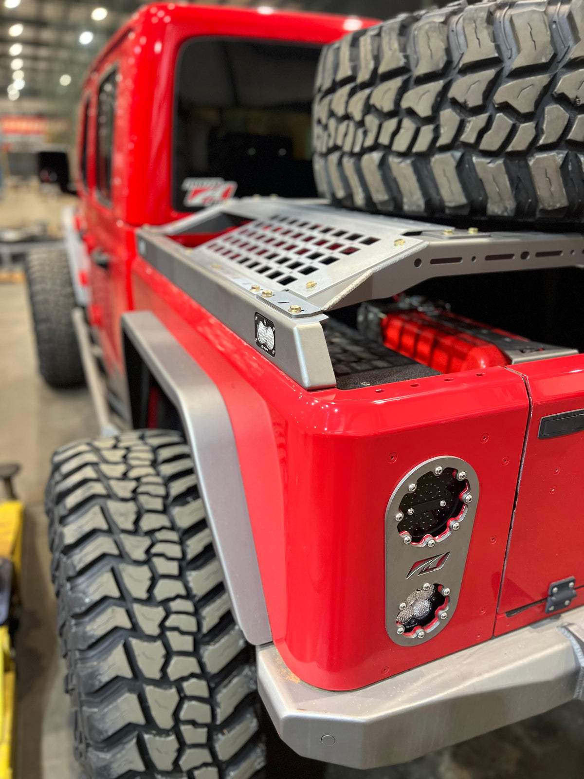Motobed Tire Carrier Molle Panels Motobilt