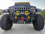Crusher HD Front Bumper w/Tube Bull Bar for Jeep JK/JKU