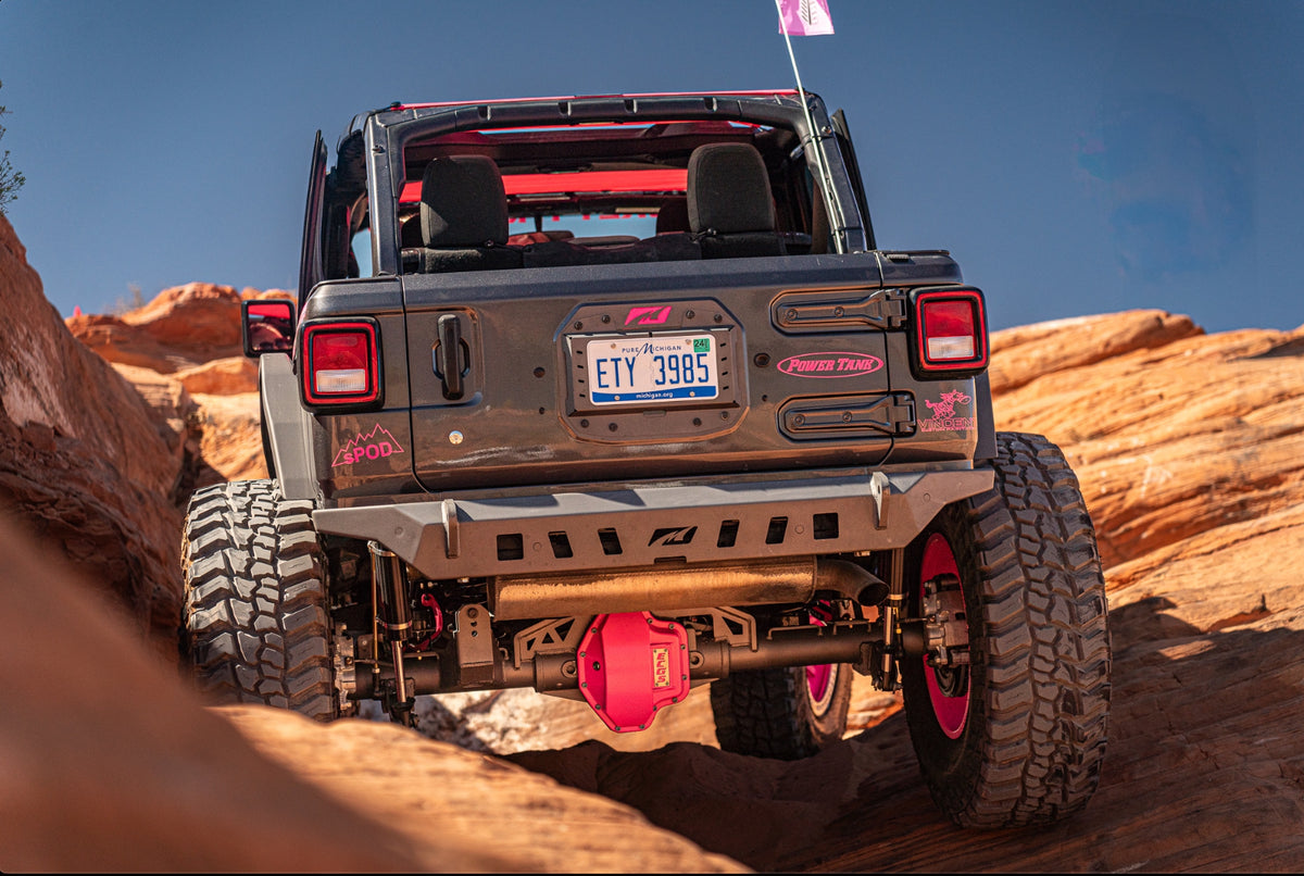 Crusher Rear Bumper No Spare for Jeep JL / JLU Motobilt