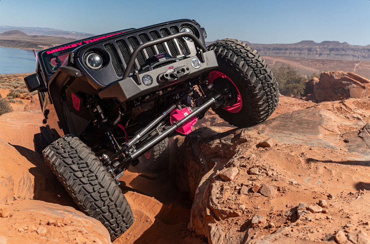 Crusher Series HD Front Bumper w/Tube Bull Bar for Jeep JL/JT Motobilt