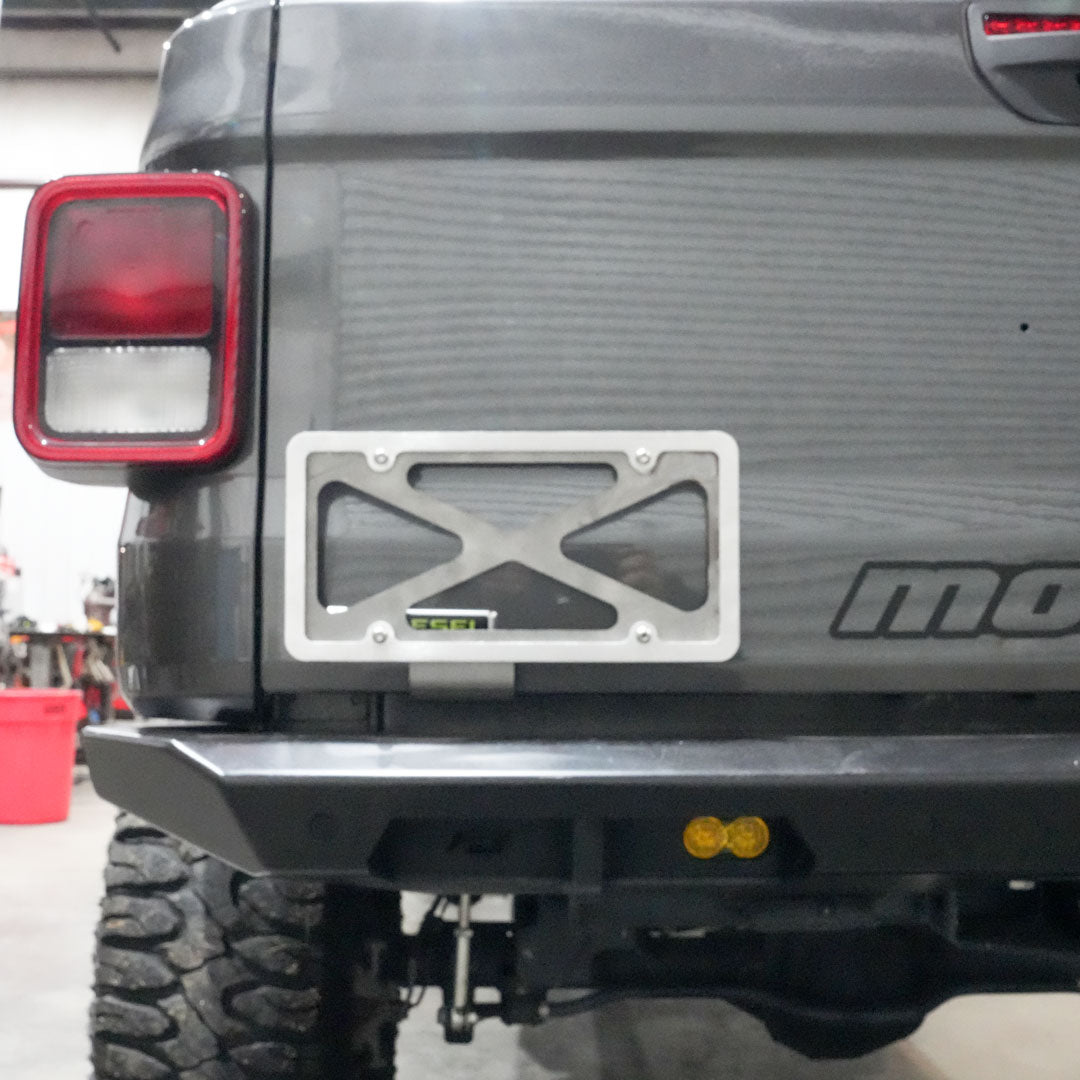 License Plate Relocation Bracket for Jeep JT Gladiator Motobilt