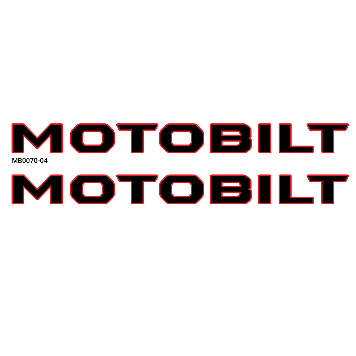 Motobilt Hood Sticker Motobilt