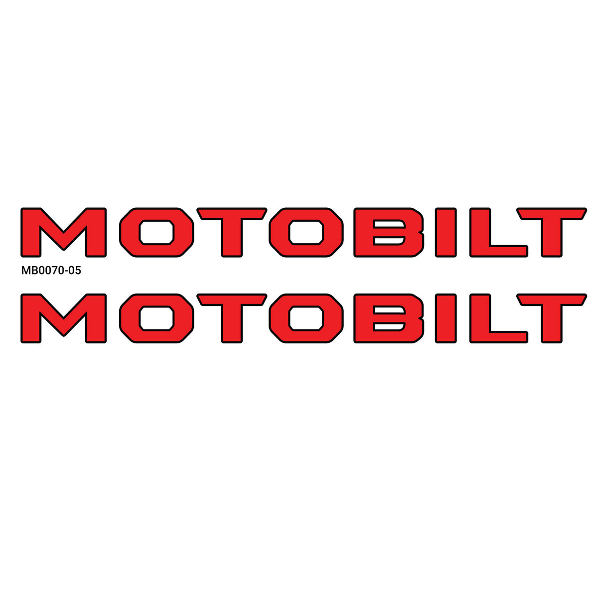 Motobilt Hood Sticker Motobilt