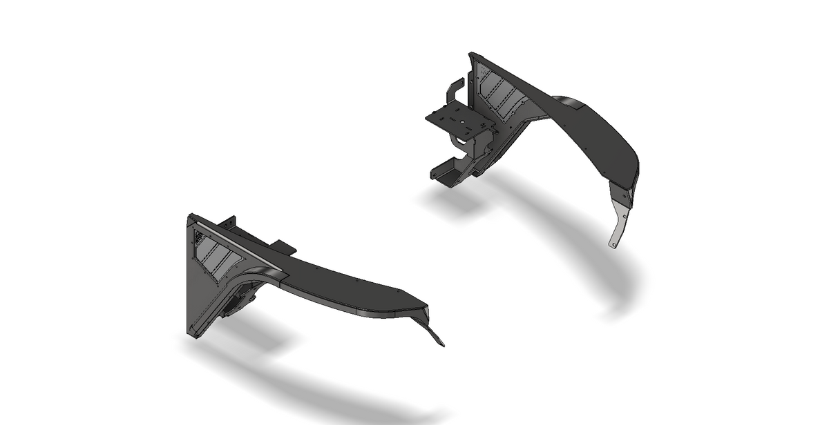 Highline Front Fenders 2" Flare for Jeep YJ Motobilt