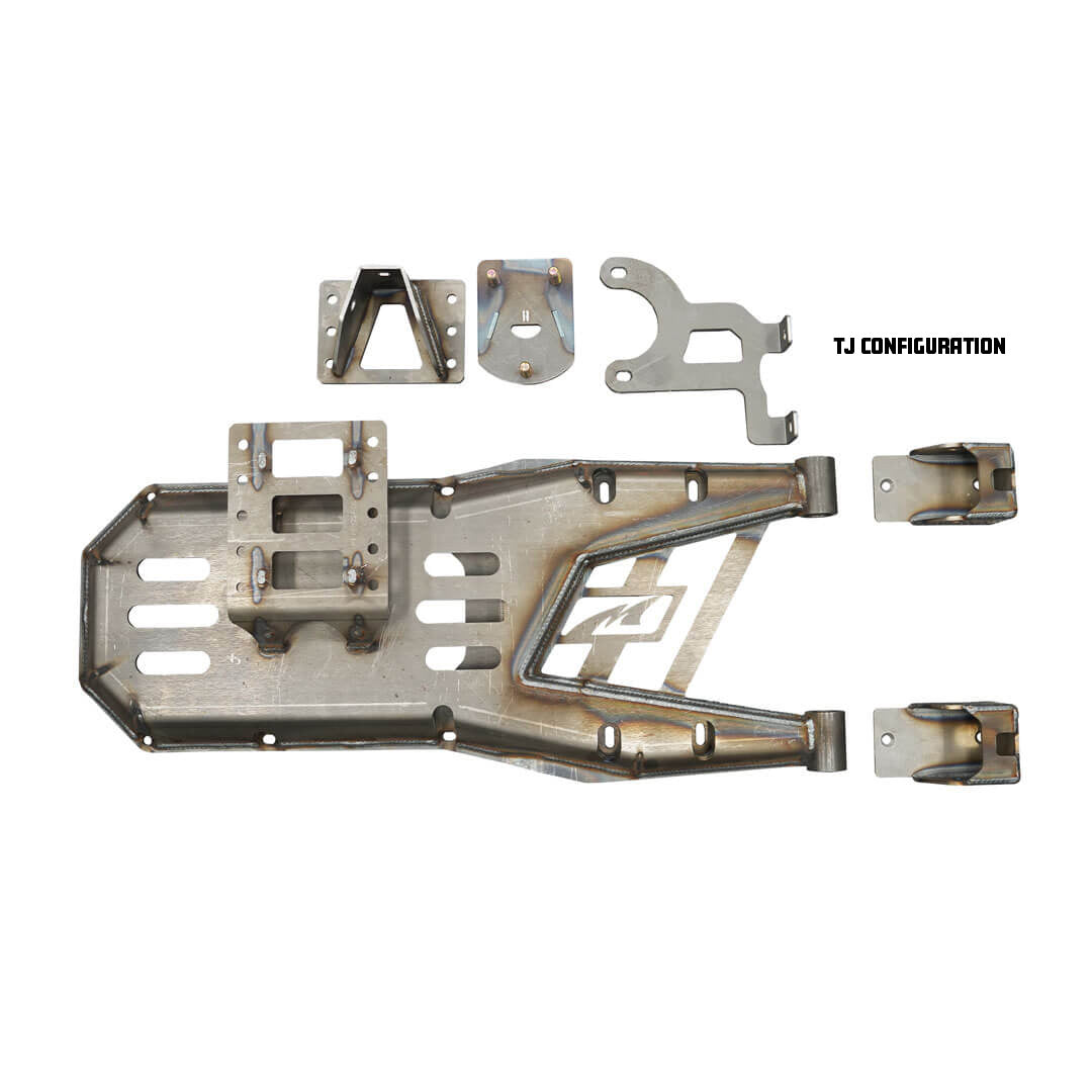 Body Mount Tire Carrier for Jeep YJ / TJ / LJ - 5 x 4.5 Motobilt