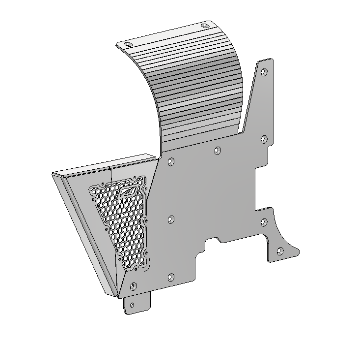 Aluminum Cowl & Mini Fender Armor for Jeep YJ Motobilt