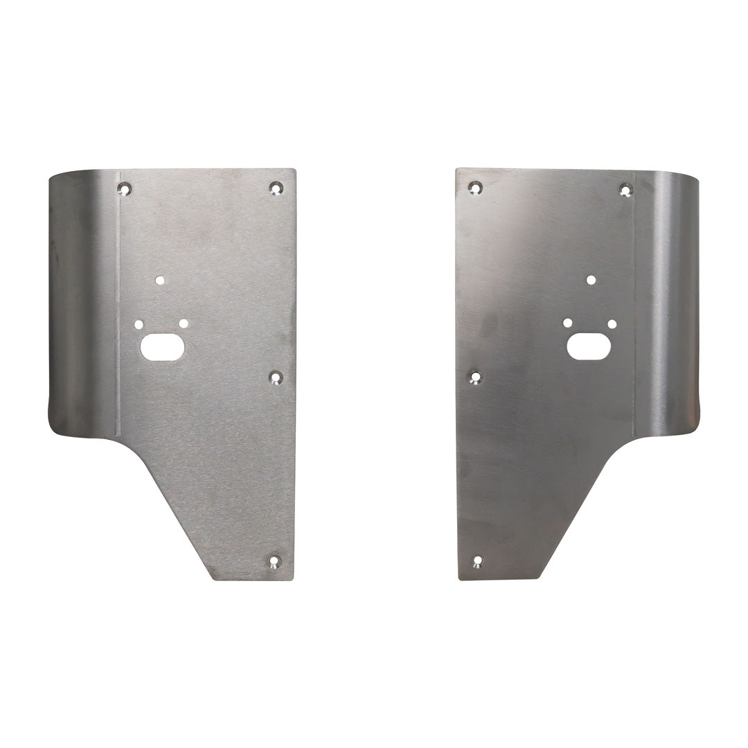Corner Armor 6" Stretch For Fold Down Tailgate Jeep YJ - Aluminum