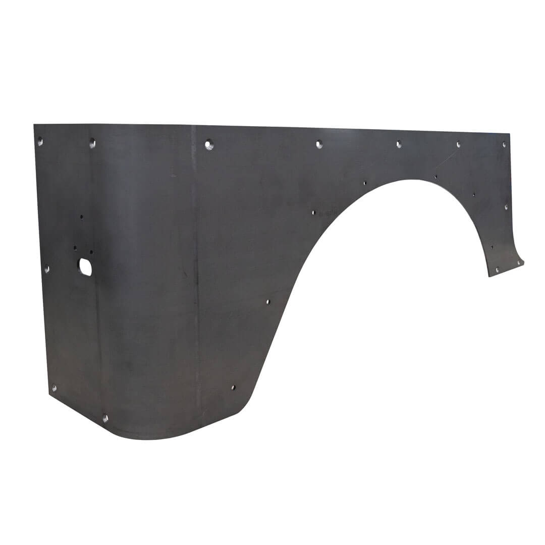 Motobilt Corner Armor for Fold Down Tailgate MB1239 - Jeep Wrangler TJ 96-06 - Steel