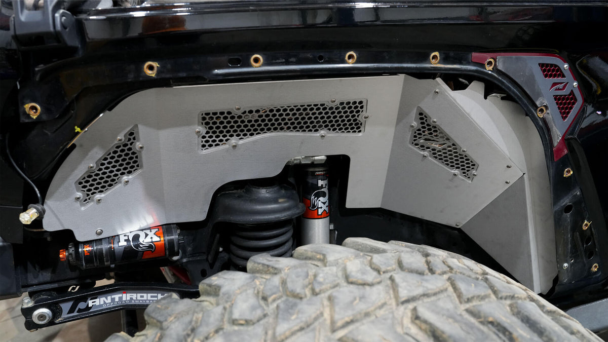 Motobilt High Clearance Front Inner Fenders -Max Vent- MB1243-M for Jeep JL/JLU/JT for 40"+ Tires installed
