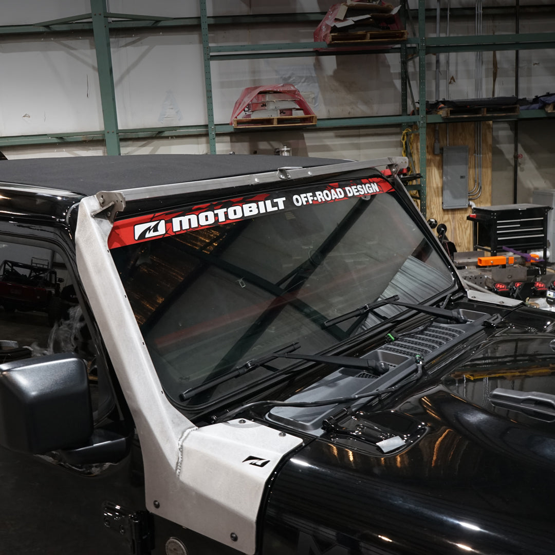 Windshield Light Bar Bracket for Mojave and 392 Motobilt