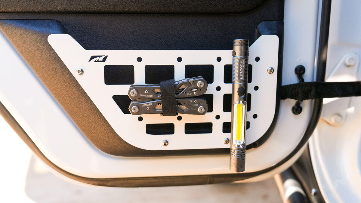11-18 Rear Door MOLLE Map Pocket for Jeep JKU Motobilt