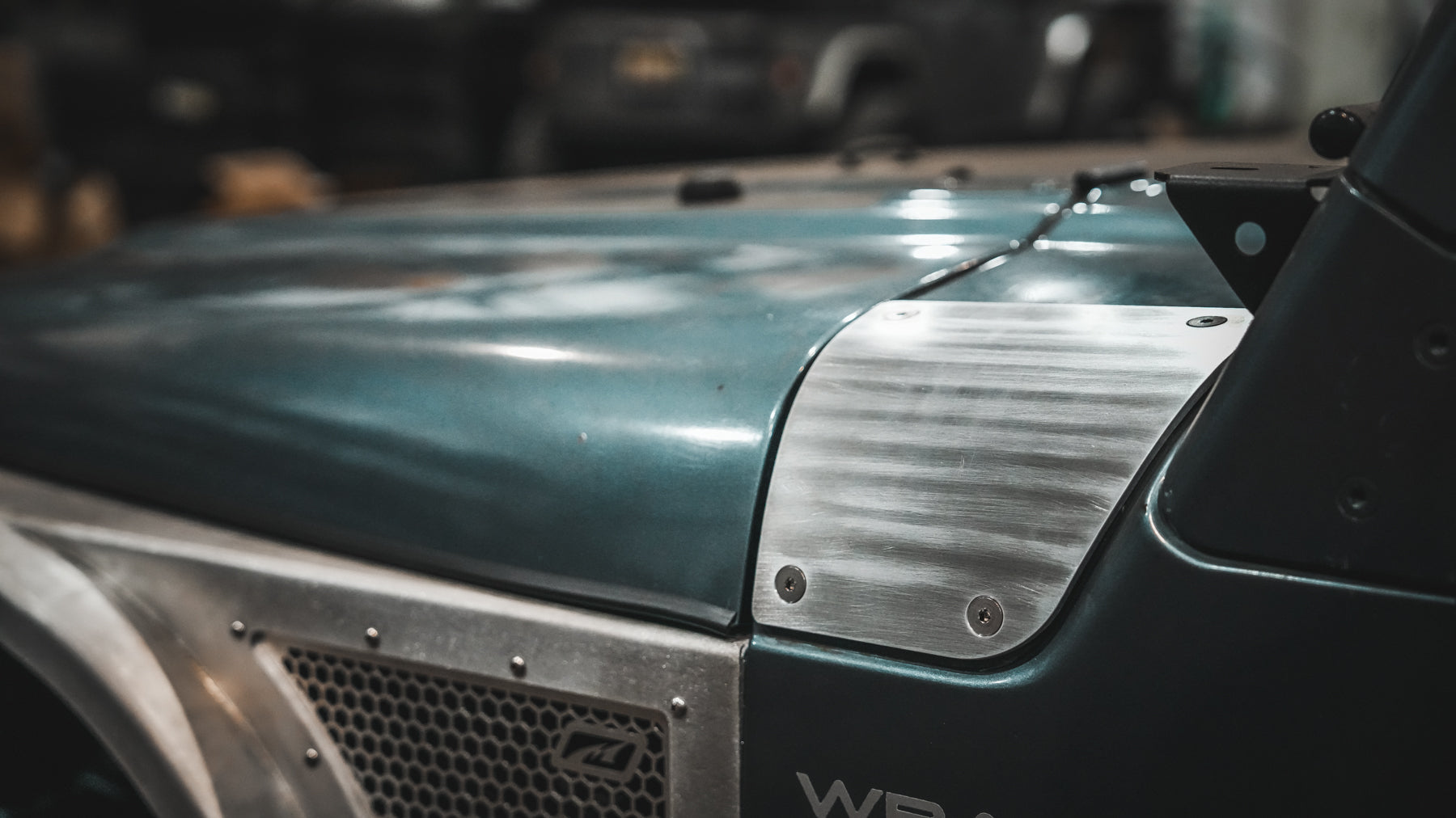 Aluminum Cowl Armor for Jeep TJ LJ - Main Image