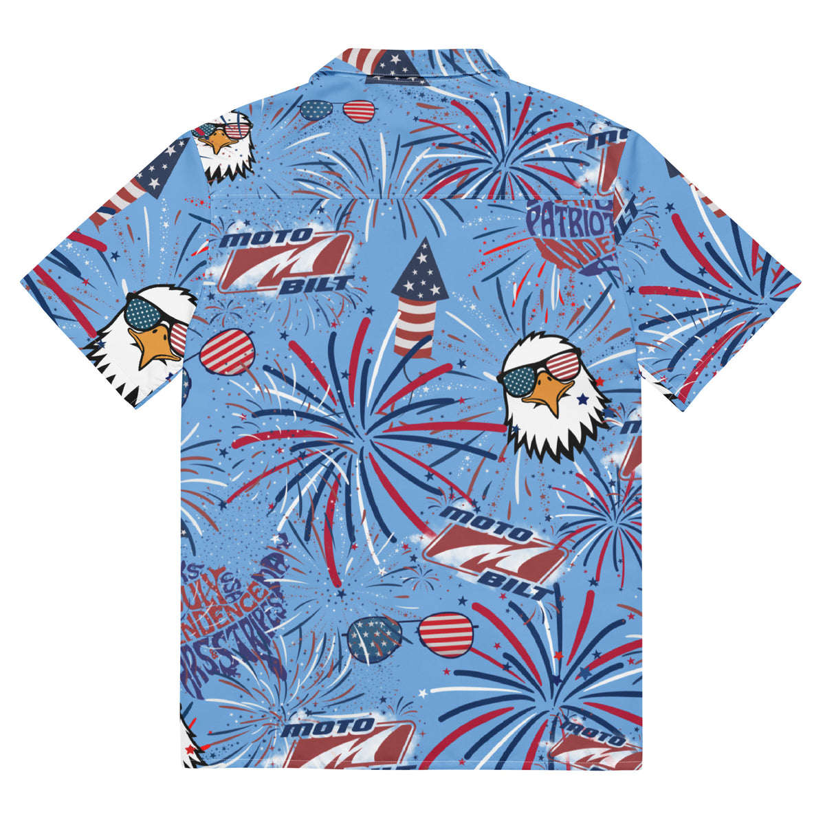 Blue 'Merica Button Up