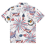 White 'Merica Button Up