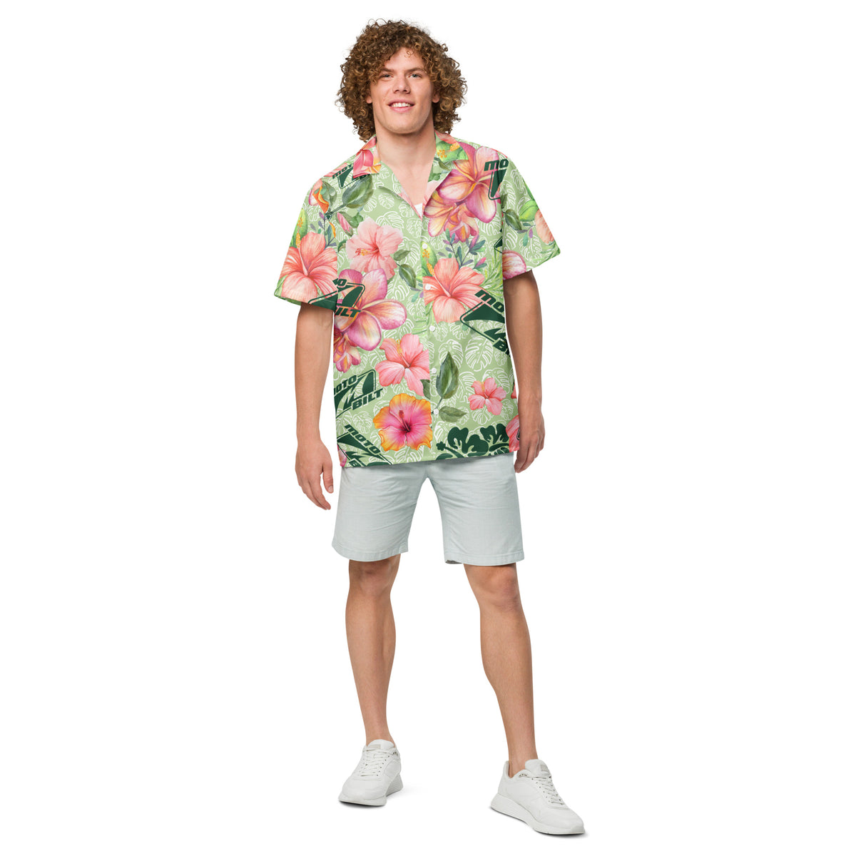Motobilt "Sunset Palms" Hawaiian Shirt Motobilt