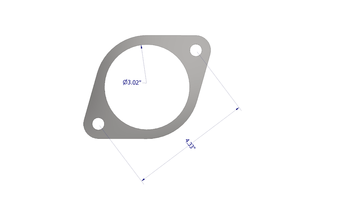 Exhaust Flange for Ford 2.3L Ecoboost