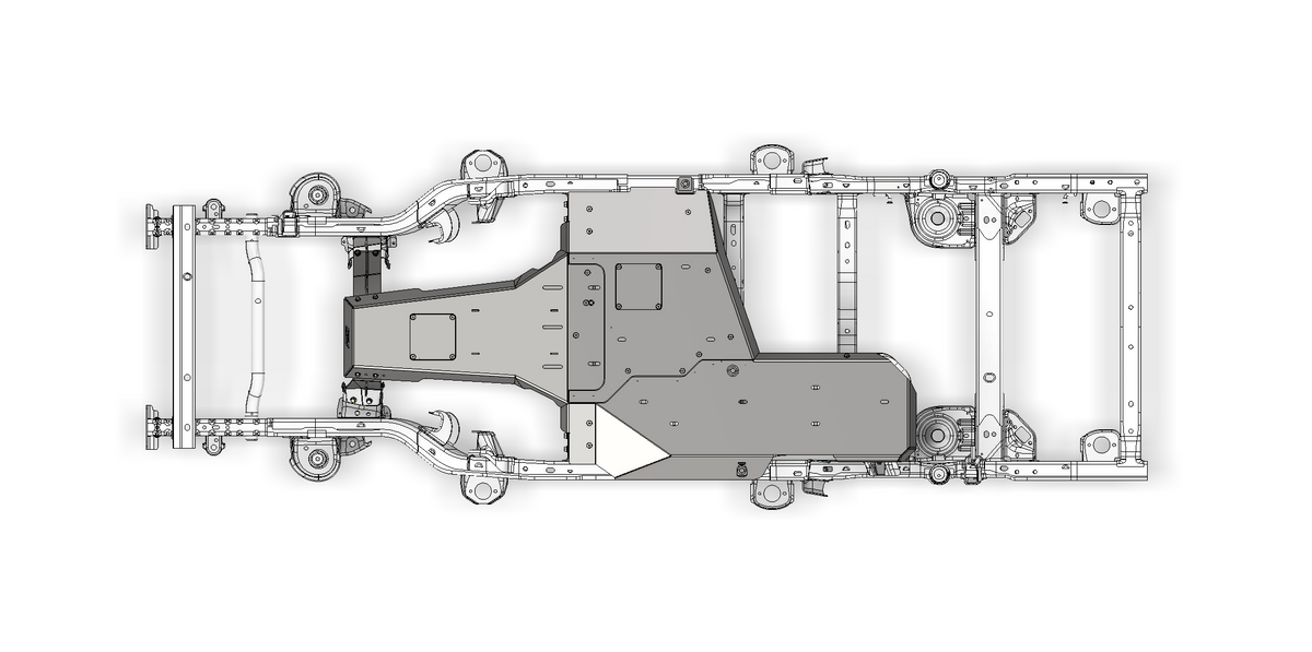Skid Plate System for 2012-2018 JK 2-Door