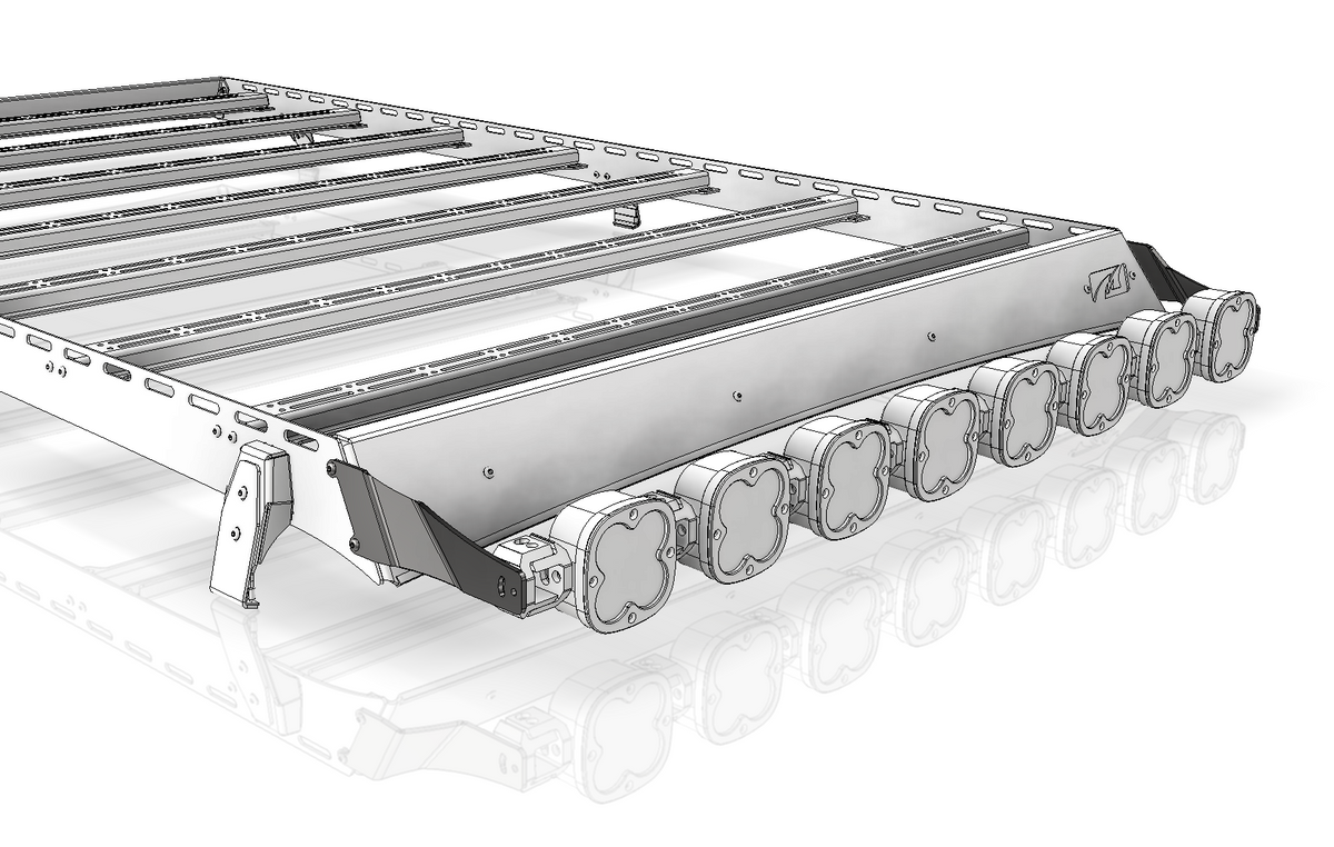 Linkable Light Bar Roof Rack Brackets for Baja Designs Motobilt