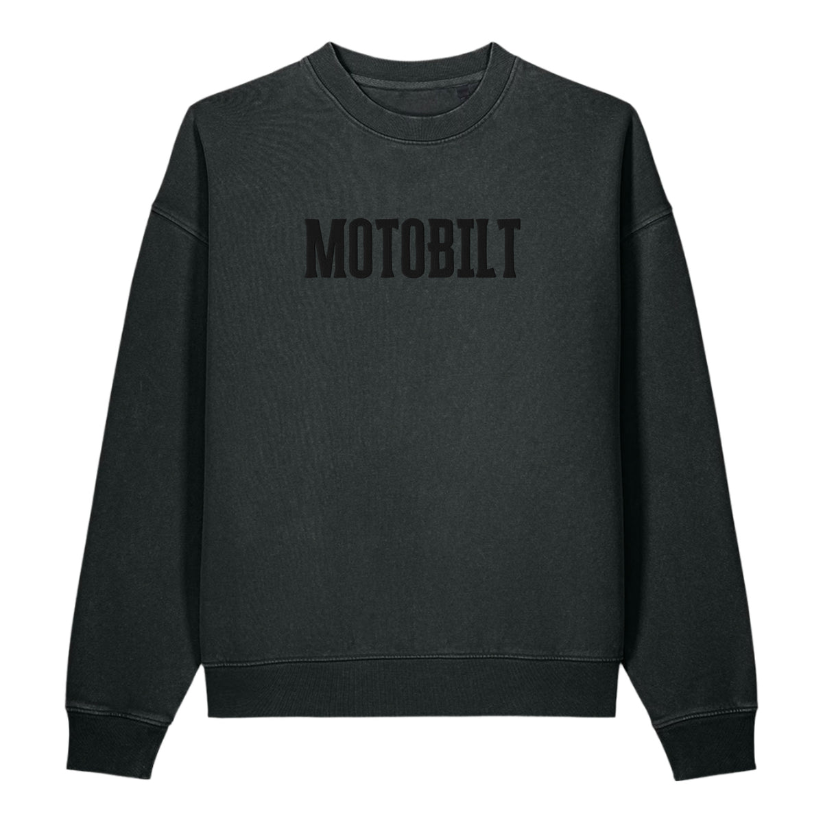 Motobilt Embroidered Vintage crewneck sweatshirt
