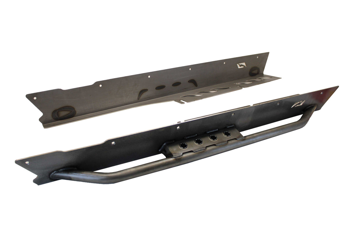 Rocker Guards w/Tube Step for Jeep LJ Unlimited with Comp Corners Motobilt