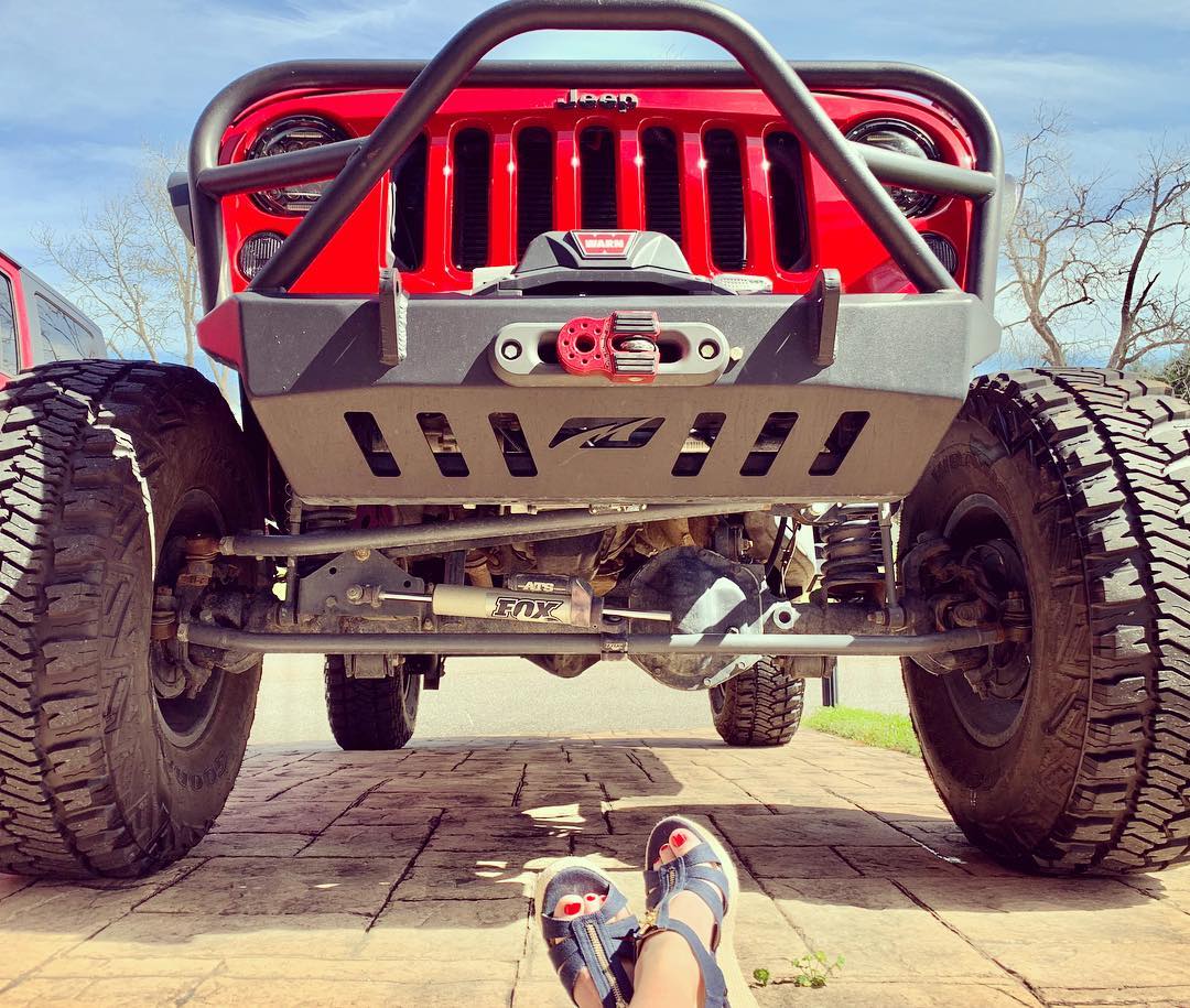 Crusher Series Front Bumper w/Grill Hoop and Stinger for Jeep JK / JKU Motobilt