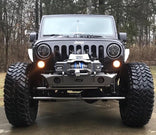 Crusher Front Fender 2" Flare for Jeep JK / JKU - Steel