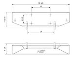 Front Stubby Bumper for Jeep CJ