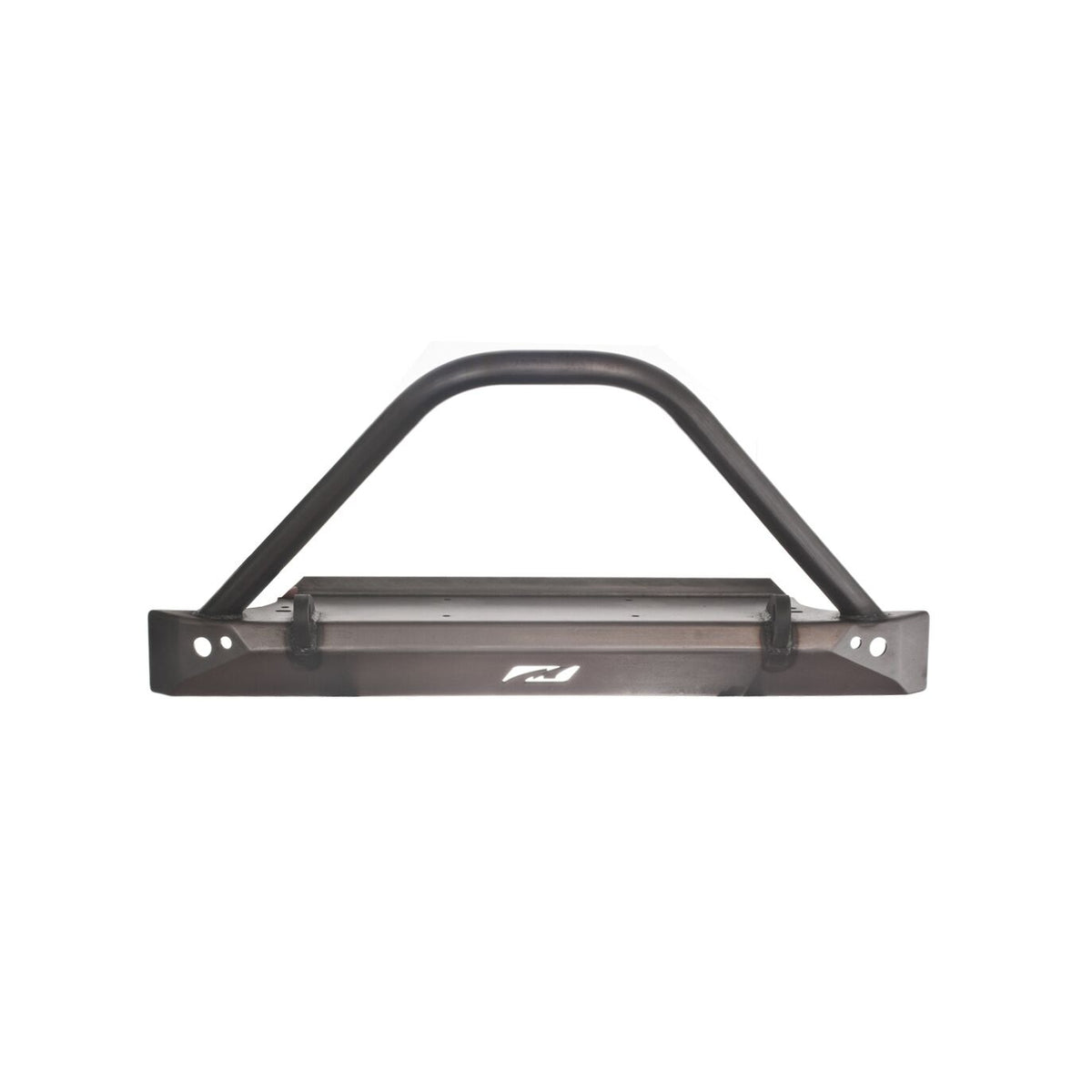 Motobilt Mid-Width Front Bumper w/ Stinger MB1019-S for Jeep CJ front view showing height of stinger
