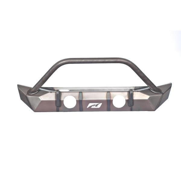 Hammer Front Bumper w/ Bull Bar w/ Fog Mounts - fits Jeep JL / JT Motobilt