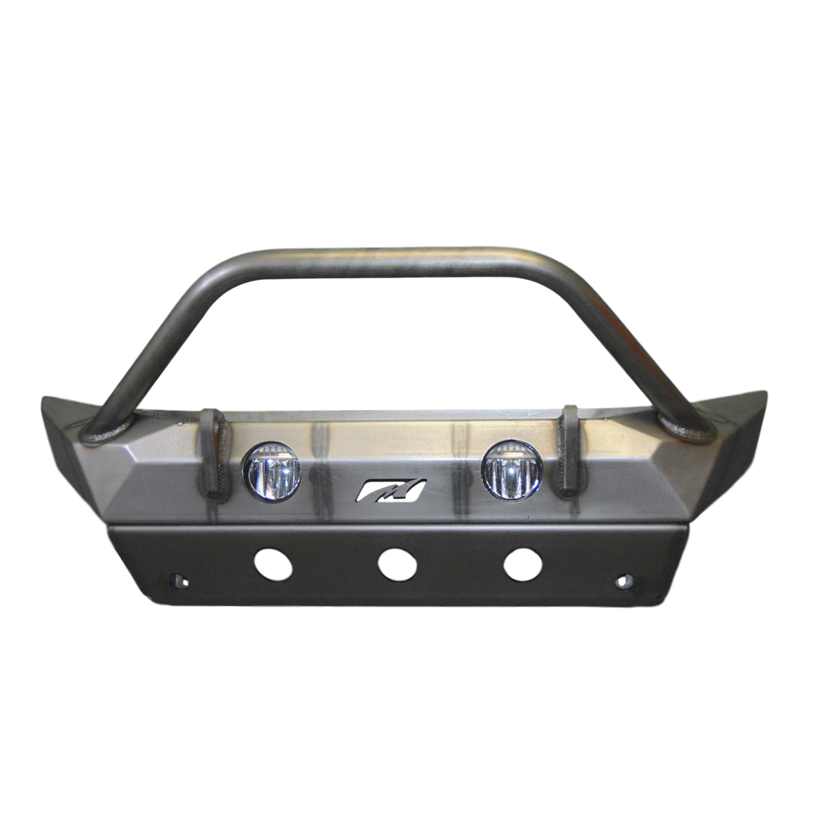 Hammer Front Bumper w/ Bull Bar, Fog Mounts & Skid Plate for Jeep JL / JT Motobilt