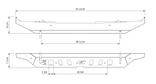 Crusher Rear Bumper w/Light Mounts Without Spare Cutout for Jeep JL