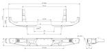 Gladius Rear Bumper for Jeep JT Gladiator