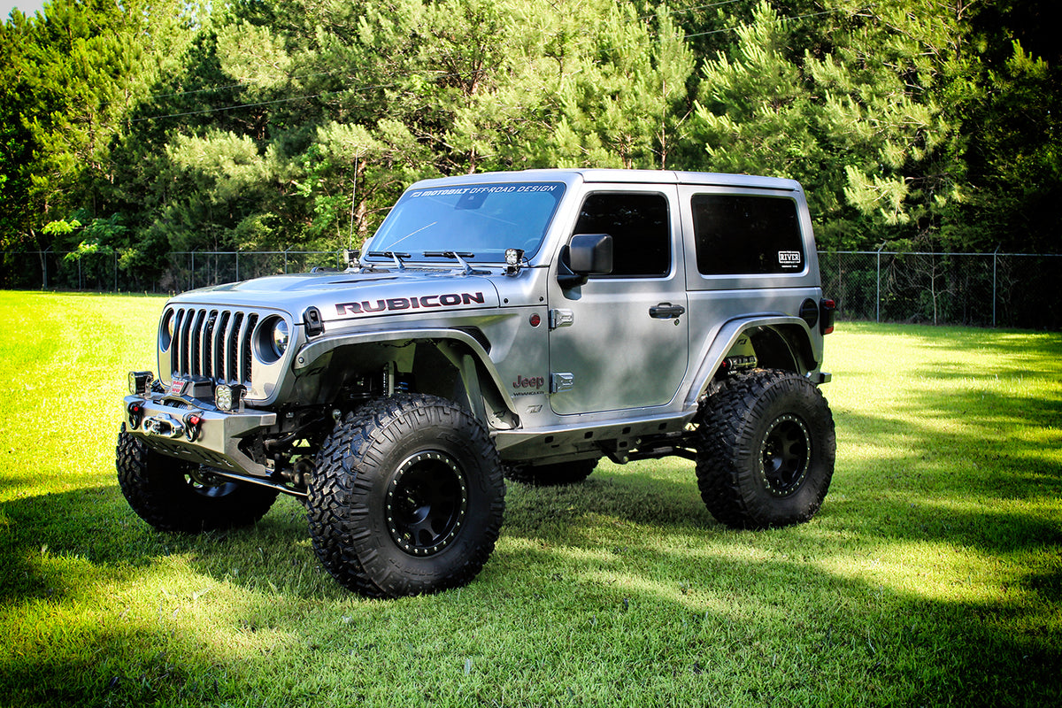 Rocker Guards w/ Step for Jeep JL 2 Door Motobilt
